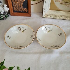 Vintage "Blossom" Dessert Bowl by Bernadotte Czechoslovakia Replacement